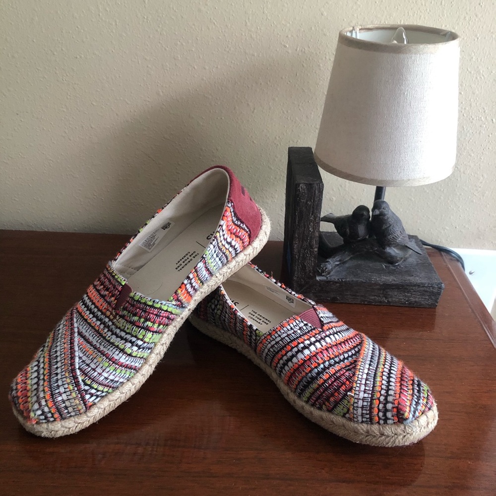 TOMS multi-colored Espadrilles